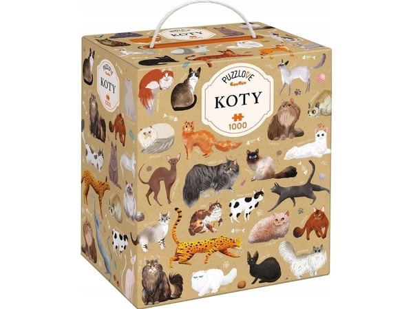 NICI Puzzlove CzuCzu Katter puslespill 1000 brikker