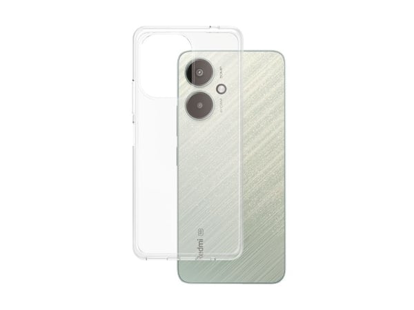 SAFE. by PanzerGlass - Baksidedeksel for mobiltelefon - polyethlen-tereftalat (PET), 60 % resirkulert glass - gjennomsiktig - for Xiaomi Redmi 13C,...