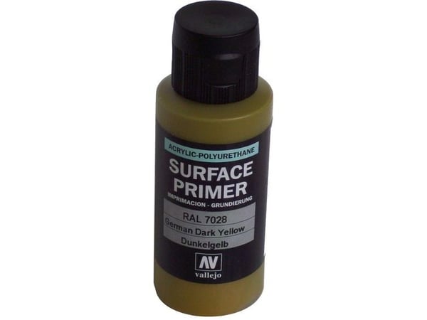 Ytprimer tysk mörkgul RAL7028 60 ml
