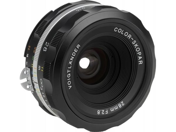 Voigtlander Color Skopar SL IIs 28mm f/2.8-objektiv for Nikon F - Svart