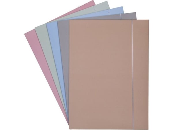 PBS Connect perm med strikk OFFICE PRODUCTS pastel soft touch A4 320 gsm 3-skruk, mix farger (1 stk)