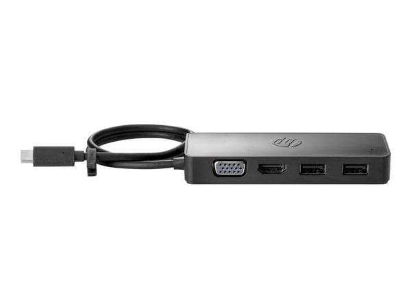 HP USB-C Travel Hub G2 - Dokkingstasjon - USB-C - VGA, HDMI - Europa - for OMEN by HP Laptop 16; Victus by HP Laptop 15, 16; EliteBook 830 G6; Fort...