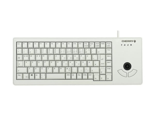 CHERRY XS G84-5400 - Tastatur - USB - Belgisk - lysegrå