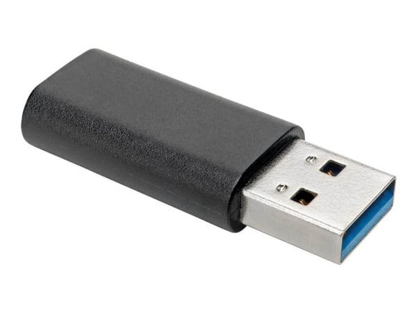 Tripp Lite USB-C to USB-A Adapter (F/M), USB 3.2 Gen 2 (10 Gbps) - USB-sovitin - 24-nastainen USB-C (hun) til USB Type A (han) - USB 3.2 Gen 2 / Th...