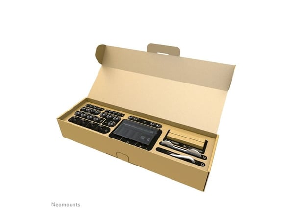 Neomounts WL40S-840BL14 - Monteringssett (veggmontering) - full bevegelse - for TV - svart - skjermstørrelse: 32"-65"