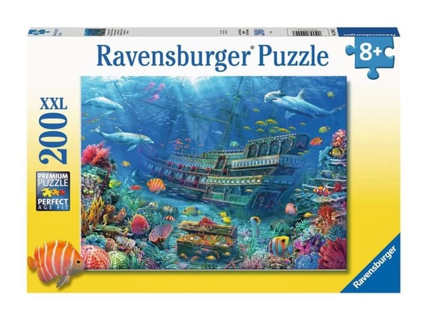 Ravensburger XXL - Underwater Discovery - puslespill - 200 deler