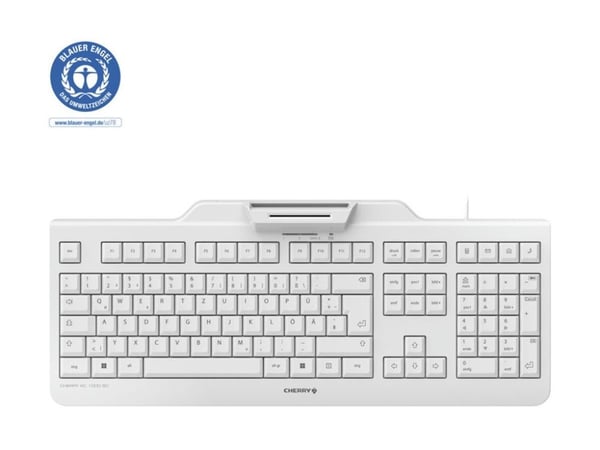 CHERRY KC 1000 SC - Tastatur - Belgisk - blekgrå