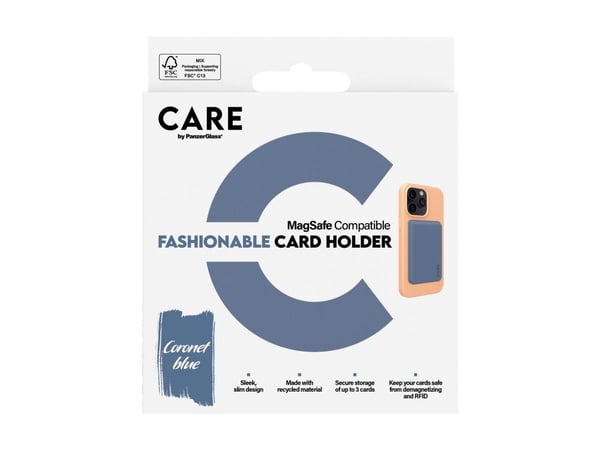 PanzerGlass CARE™ by ® Card Holder Blue iPhone, Suojus, Apple, Apple - iPhone, Sininen
