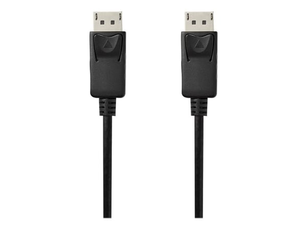 Nedis - DisplayPort-kabel - DisplayPort (hane) rak till DisplayPort (hane) rak - DisplayPort 1.4 - 3 m - formpressad, rund, stöd för 8K - svart