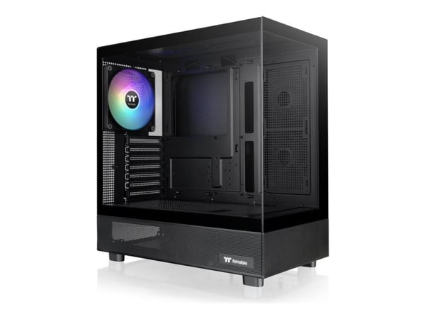Thermaltake View 270 TG ARGB - Mid tower - utökad ATX - genomskinlig sidopanel (härdat glas) - ingen strömförsörjning (PS/2) - svart - USB/ljud