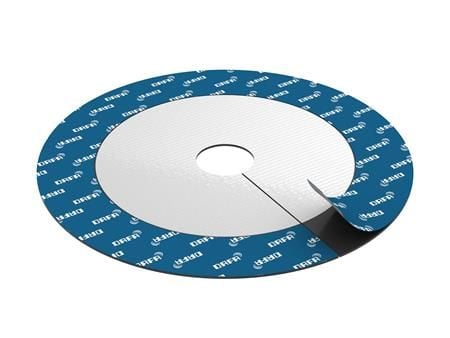 Dafa renoveringskrave Ø160 med Ø25 mm hul for lufttætning ved gennemføring af eksist. rør og kabler Ø30-80 mm i klimaskærmen.