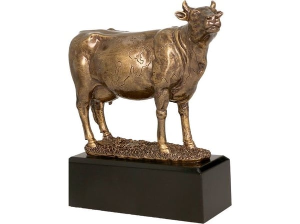 Tryumf støpt figur - ku (RFST2076/BR)
