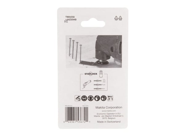 Makita B-64923-5, Bimetall, 3 cm, 5 stykker