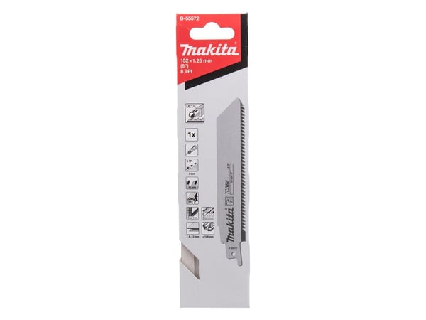 Makita - Sabelsagblad - for tre, metall, rustfritt stål, støpejern, komposittmaterialer, heat-resistant steel - lengde: 152 mm