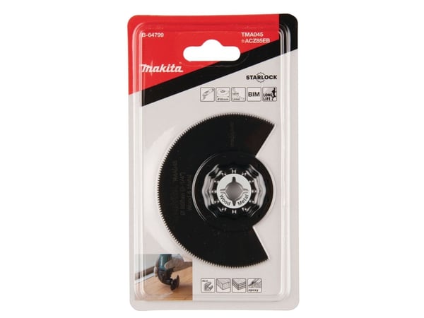 MAKITA MT kaareva BIM-sahanterä puulle ja metallille 85mm