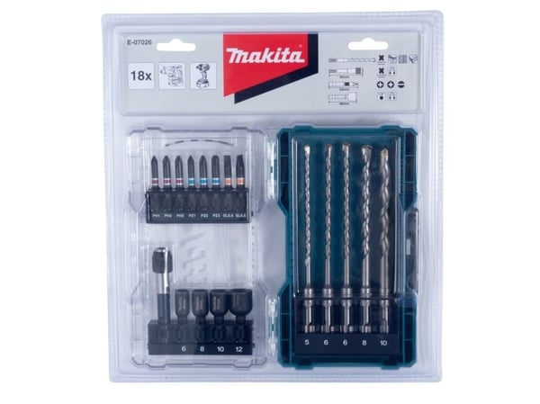 Tarvikesarja 18kpl E-07026 MAKITA MAKITA