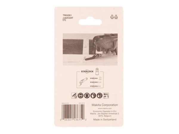 Makita B-64951-5, Tungsten Carbide (TC), 4 cm, 5 stykker