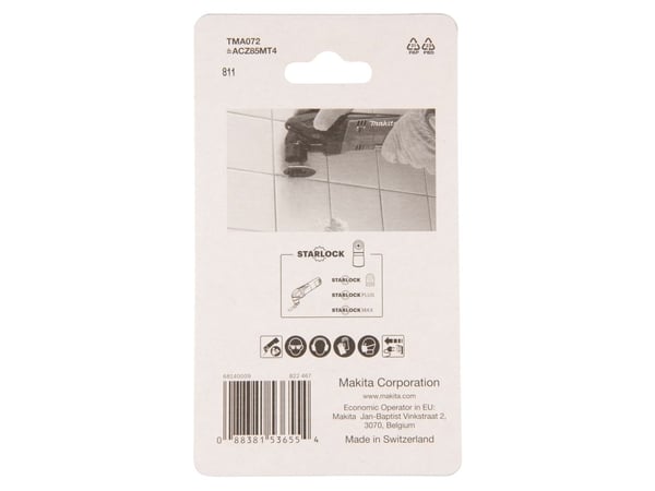 Makita MAKITA MT ARC SAGBLAD FOR SMAL SLIP 85mm K40 SEGMENTERT, MULTITOOL