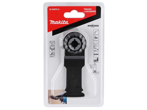 Makita B-64870-5, Bimetall, 5 cm, 5 stykker