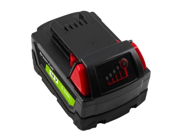 Green Cell Green Cell Green Cell batteri for Milwaukee M18 18V 5Ah erstatningsbatteri M18 B5 4932430483