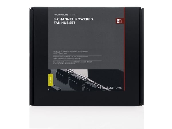 Noctua NV-SPH1, 8 kanavaa, musta, 5 - 24 V, 22 W, -40 - 60 °C, 93 mm