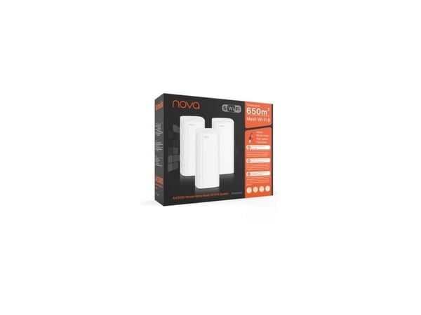 Tenda EX12 Dual-band (2.4 GHz / 5 GHz) AX3000 mesh Wi-Fi 6-system (3-pack) vit