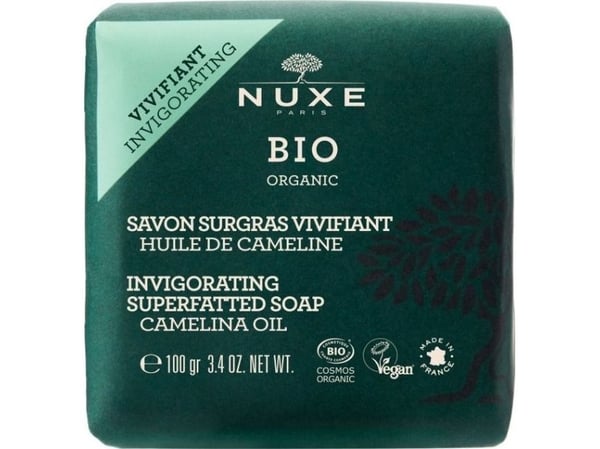 Nuxe Zeep Face Bio Organic Invigorating Surgras Soap