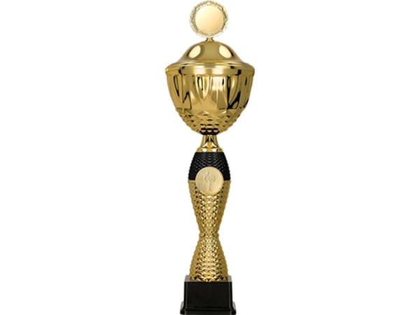 Victoria Sport pokal i metall med lokk