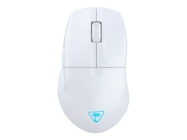Turtle Beach Pure Air - Mus - ergonomisk - optisk - trådløs, kablet - Bluetooth, 2.4 GHz, USB-C - USB trådløs mottaker - hvit