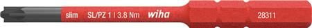 Wiha 34589, 1 stykker, Pozidriv, Spor/slot, PZ 1, 6 mm, 75 mm