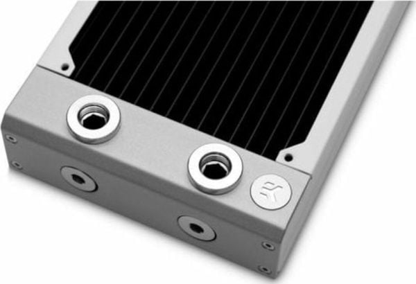 EK Water Blocks 3831109839218, Radiator, Messing, Kopper, Rustfritt stål, Hvit, 1/4", 1 stang, 130 mm