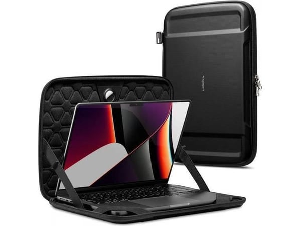 Spigen Rugged Armor Pro - Hardskallsveske for notebook - robust - 14" - svart