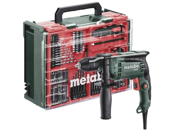Metabo SBE 650, Boremaskin med pistolgrep, Nøkkelløs, 1,3 cm, 1500 RPM, 3 cm, 1,3 cm