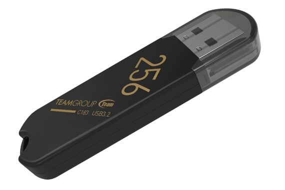 Team C183 - USB-flashstasjon - 64 GB - USB 3.1 Gen 1 - svart