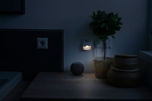Ansmann NL10AC, Pluggbart nattlys, Hvit, ABS, Polykarbonat (PC), Varm hvit, Soverom, Korridor, Trapper, SMD LED-modul