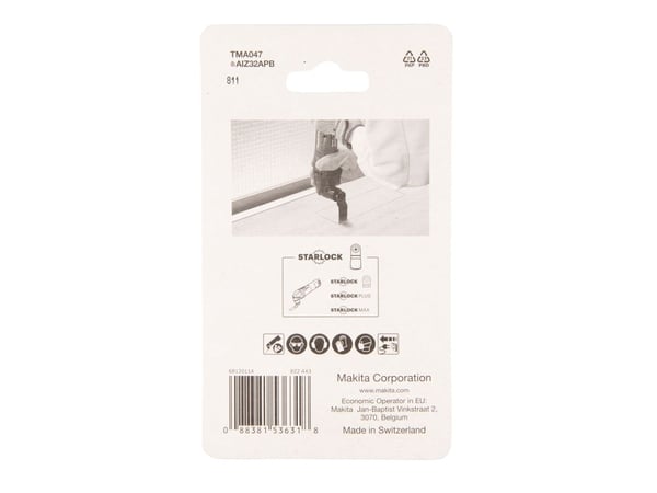 Makita B-64814, Kaksoismetalli, 5 cm, 1 kpl