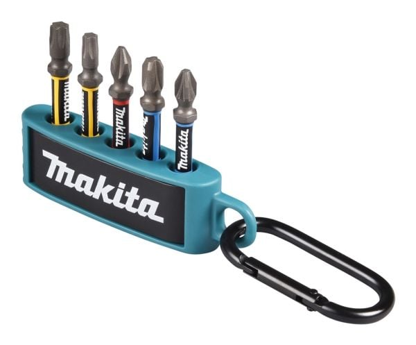 Makita Impact Premier - Spissett for støtskrutrekker - 5 deler - torx, phillips, pozidriv - T25, T30, PH2, PZ2, PZ3 - heksagonal - lengde: 50 mm
