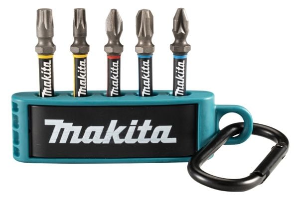 Makita Impact Premier - Spissett for støtskrutrekker - 5 deler - torx, phillips, pozidriv - T25, T30, PH2, PZ2, PZ3 - heksagonal - lengde: 50 mm