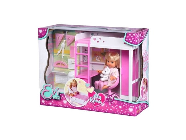 Simba Toys Evi Love, Dukkesoverom, 3 år, 161 g