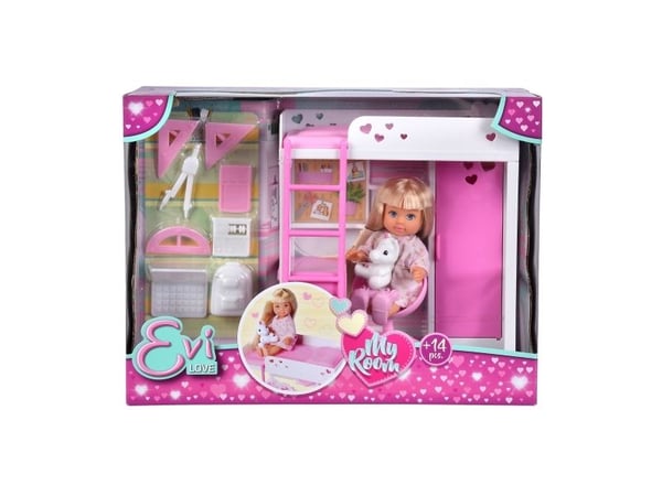 Simba Toys Evi Love, Dukkesoverom, 3 år, 161 g