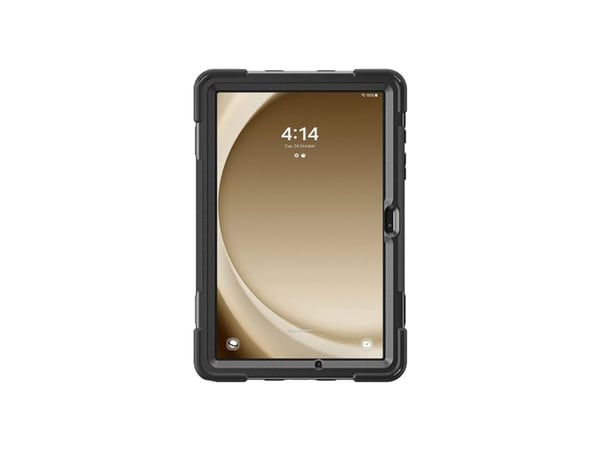 4smarts - Beskyttelsesboks for nettbrett - robust - gummi, polykarbonat (PC), termoplast-polyuretan (TPU) - svart - for Samsung Galaxy Tab S7, Tab ...