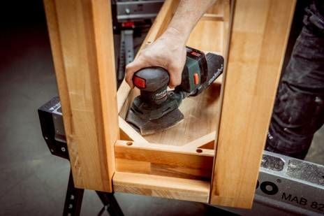 Metabo SM 18 LTX BL, Eksentersliper, Sort, Grønn, Rød, Børsteløs, 4000 RPM, 10000 RPM, 2 mm - SOLO