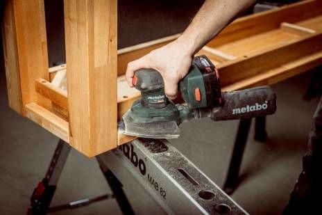 Metabo SM 18 LTX BL, Eksentersliper, Sort, Grønn, Rød, Børsteløs, 4000 RPM, 10000 RPM, 2 mm - SOLO