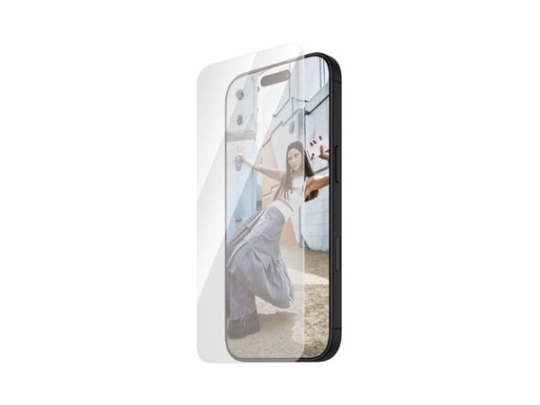 SAFE. by PanzerGlass - Skjermbeskyttelse for mobiltelefon - ultrabred passform - glass - for Apple iPhone 15 Plus, 16 Plus