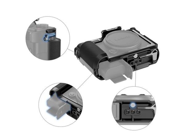 SmallRig 4515, 126 mm, 62,7 mm, 44,4 mm, 115 g, 162 mm, 122,5 mm