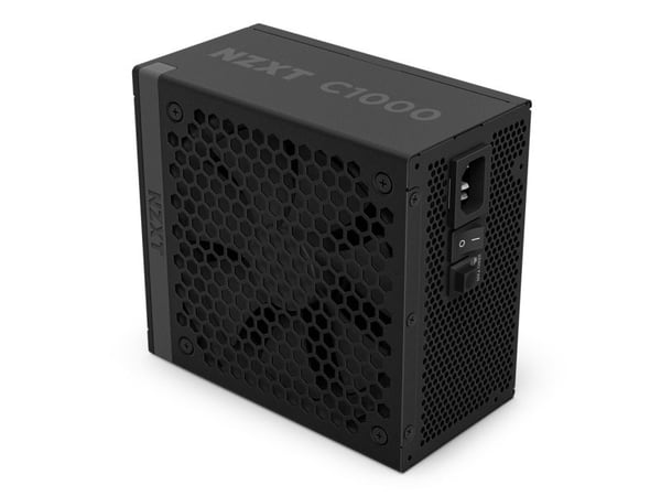 NZXT C-Series C1000 - Strømforsyning (intern) - ATX12V 3.1/ EPS12V 2.92 - 80 PLUS Gold - AC 100-240 V - 1000 watt - aktiv PFC - Europa - matt svart