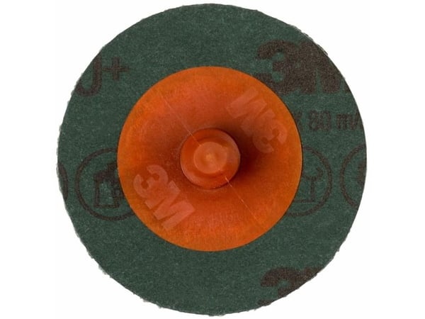3M 7100100982, Slipehjul, Aluminium, Rustfritt stål, Svart, Rød, Rund, 5,08 cm, 1 stykker