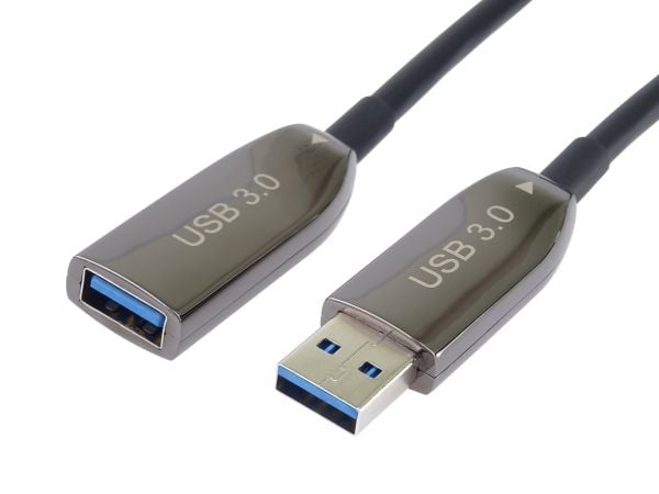 PremiumCord forlengelse optisk AOC-kabel USB 3.0 A/Hann - A/Hunn, 10m