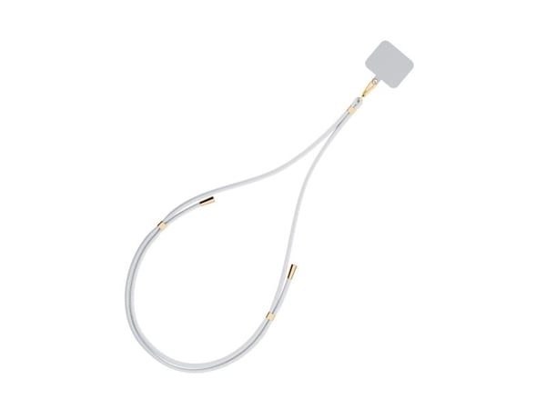 Puhelinlenkki - 3mk EasyClip - Valkoinen (kultainen)