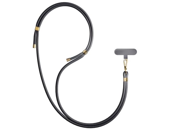 Smycz do telefono - 3mk EasyClip Elite - Svart (gull)
